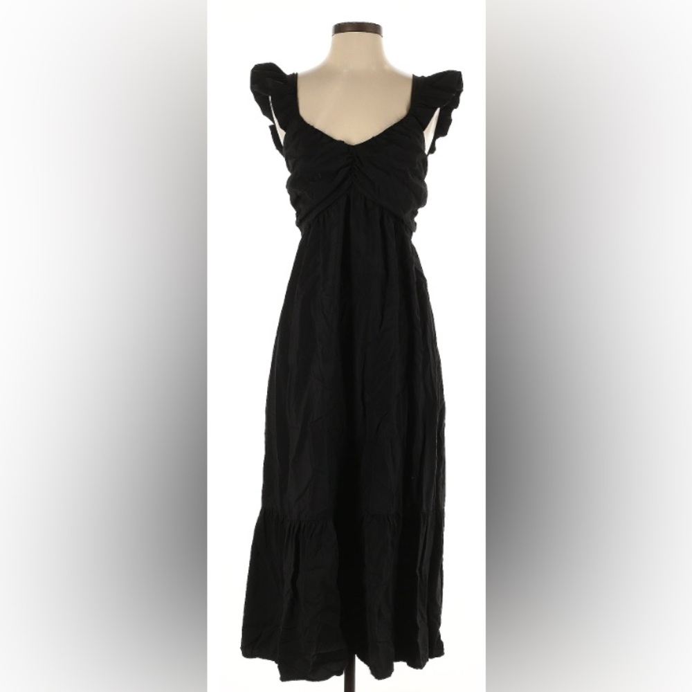 GAP Black Sleeveless Maxi Dress
